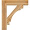 Ekena Millwork Merced Block Rough Sawn Bracket, Western Red Cedar, 6"W x 32"D x 36"H BKT06X32X36MRC05RWR - alternate 2